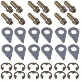 8916a Stage 8 Fasteners Header Bolt Kit - 6pt. 3/8-16 X 1in 12