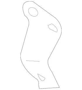 44021aa120 Subaru Genuine Exhaust System Hanger Bracket