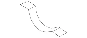 44133ag070 Subaru Genuine Converter And Pipe Clamp