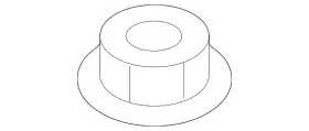 902350001 Subaru Genuine Suspension Stabilizer Bar Link Nut