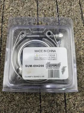 Sum-694200 Summit Racing Interlocking V-band 2 Inch Exhaust Clamp