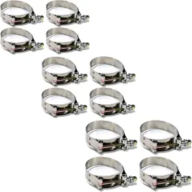 4510-4 System1 Designs 4490-4 4500-4 Stainless-steel T Bolt Clamp Variety Pack 4x2.75 Inch 4x3 And