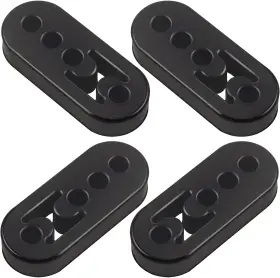 Autop1044 Tembor 4pc Performance Polyurethane Rubber Exhaust Hangers Adjustable Muffler Universal