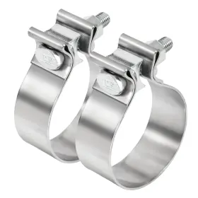 Tirol 713153982788 2.5 Inch Exhaust Clamp 2 1/2 Stainless Steel Narrow Band
