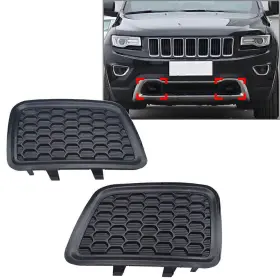 Tktkparts 550755949050 1pair Side Lower Grille Tow Hook Insert For Jeep Grand Cherokee 2014-2016 2015