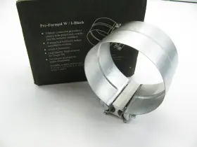 L45aa Torctite Aluminzed Steel Lap Joint Exhaust Band Clamp 4.5 Inch Diameter 4-1/2