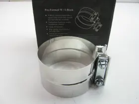 L45sa Torctite Stainless Steel Lap Joint Exhaust Band Clamp 4.5 Inch Diameter