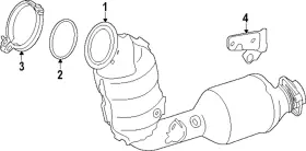 17452-70010 Toyota Genuine Catalytic Converter Clamp
