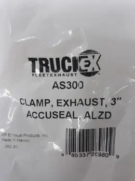 As300 Truckex Fleetexhaust 3 Inch Accuseal Exhaust Clamp Aluminized Steel