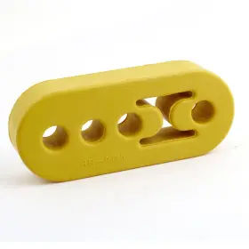 Uxcell 702105178287 Vehicles Car 4 Hole Yellow Rubber Muffler Exhaust Hanger Bushing