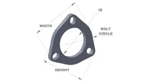 1483 Vibrant Vib Flanges - Exhaust