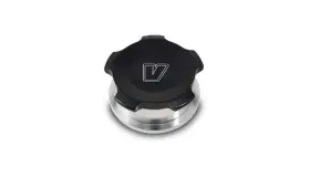 11289 Vibrant Performance 1.5in Od Aluminum Weld Bungs With Black Anodized Threaded Cap Incl