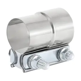Vitonsbay 641837913332 2.5 Inch Exhaust Clamp 2 1/2 Lap Joint Band Sleeve Coupler