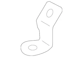 06e-253-198 Volkswagen Genuine Exhaust Manifold Heat Shield Bracket