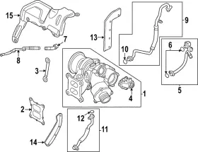 06q-145-039-b Volkswagen Genuine Turbocharger Retainer