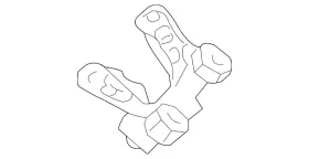 1k0-253-144-ah Volkswagen Genuine Rear Bracket
