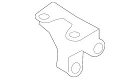 1k0-253-144-at Volkswagen Genuine Rear Bracket
