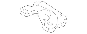 1k0-253-144-be Volkswagen Genuine Exhaust System Hanger Bracket