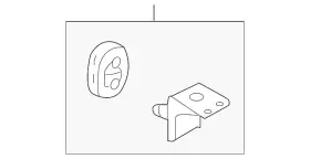 1k0-253-144-bf Volkswagen Genuine Rear Hanger