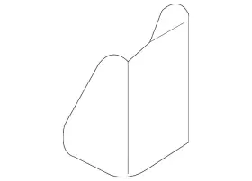 1k0-803-545-a Volkswagen Genuine Muffler Bracket