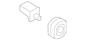 5q0-253-144-s Volkswagen Genuine Front Hanger