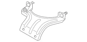 Volkswagen 5q0-253-249-d Genuine Catalytic Converter Bracket