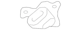 7p0-253-147-a Volkswagen Genuine Exhaust System Hanger