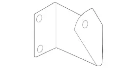 7p6-253-047 Volkswagen Genuine Converter And Pipe Support