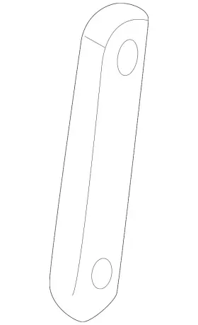 8d0-253-295-c Volkswagen Genuine Converter And Pipe Plate
