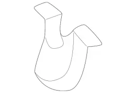 8e0-253-144-j Volkswagen Genuine Muffler Bracket