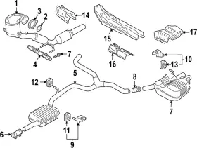 8j0-253-144-m Volkswagen Genuine Mount Bracket