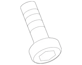 N-911-175-02 Volkswagen Genuine Damper Bolt