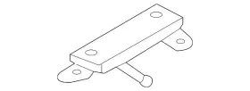 986445 Volvo Genuine Rear Muffler Bracket