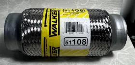Walker 086387511087 51108 Exhaust Flex Connector 2.5 Inch Inlet Id Outlet