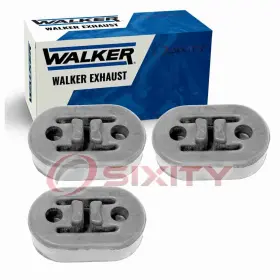 C457 Walker Exhaust 54-67 3 Pc Muffler Assm System Insulators For 1993-1994 Hyundai Vd