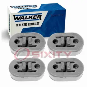 C516 Walker Exhaust 15-48 4 Pc Muffler Assm System Insulators For 2009-2015 Toyota Aq