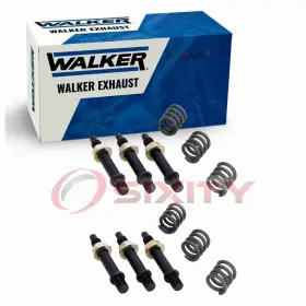 C848 Walker Exhaust 23-8 2 Pc Y-pipe Inlets Bolt And Springs For 1991 Gmc V3500 5.7l V8 Dv