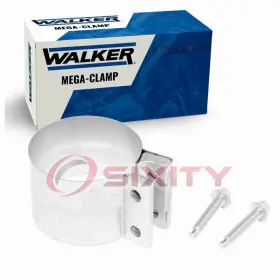 Sx-z9k7 Walker Exhaust Mega-clamp Int Pipe To Muffler For 1990-1991 Chevrolet Em