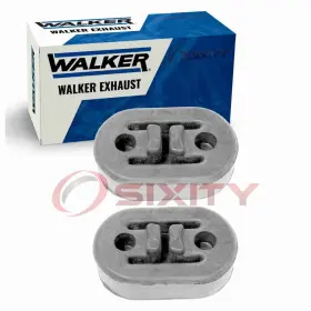 Sx-5s3r Walker Exhaust 2 Pc Muffler System Insulators For 1990-1994 Eagle Talon 2.0l Da