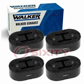 Sx-5y5e Walker Exhaust 4 Pc System Insulators For 1991-1996 Ford Escort 1.8l L4 Ui