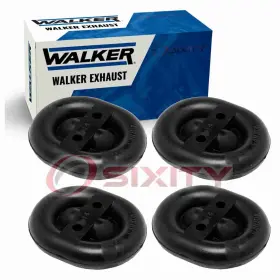 Sx-g6m2 Walker Exhaust 4 Pc System Hangers For 1982-1988 Volkswagen Quantum 1.7l Lg