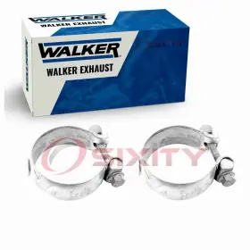 Walker Exhaust Sx-v5jh 2 Pc Converter To Extension Pipe Clamps For 2011-2017 Dodge Ox
