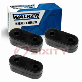 Sx-w36j Walker Exhaust 3 Pc Tail Pipe System Insulators For 2011-2017 Gmc Sierra Cr