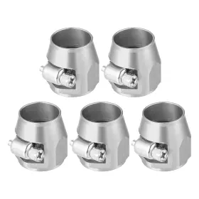 A23110600ux0124 X Autohaux An8 Hex Car Hose Finisher 5 Pcs Rubber Pipe Clamp Adapter For Oil Water Tube