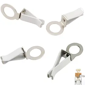 Polo223 Yehveh 25 Pack Car Air Freshener Vent Clips Replacement Empty Essential White