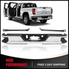 For 2019-2023 Chevy Silverado 1500 Gmc Sierra Rear Step Bumper Assembly Chrome New. Price: $309.00.
