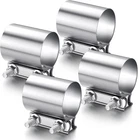 Morningro Pcs Exhaust Clamp Stainless Steel Pipe Muffler 3 Inch 4 New. Price: $45.48.