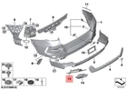 Genuine Bmw X6 G06 30DX 30IX Bracket Trim Exhaust Tailpipe Left 51127452625 New. Price: $68.38.