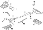 Genuine Nissan Exhaust System Hanger Bracket 20817-6SX0A New. Price: $17.27.