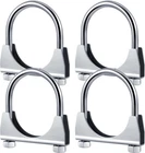 Datanly 2.5" Heavy Duty U-bolt Exhaust Clamp Stainless Steel Saddle Style 4PCS New. Price: $29.00.
